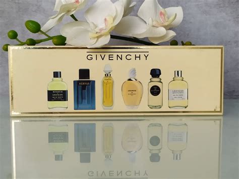 givenchy free bag perfume|Givenchy miniature perfume gift sets.